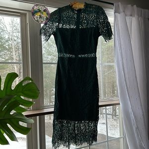 Lulus beautiful green dress